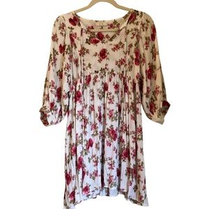 Easel floral Self dress